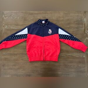 Hello Kitty x Team USA Windbreaker Jacket – Girls XL 14/16 – Olympic Sanrio